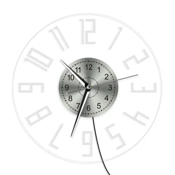 Lengva Skaityti, Didelis Skaičius Modernus Dekoro Silent Kvarco Sieninis Laikrodis, LED Apšvietimas, Apšviestas Sieninis Laikrodis Namų Dekoro Dovana Vyresnysis