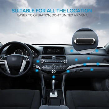 Universalus Magnetinis Automobilinis Telefono Laikiklis mini Juostelės Pasta Stovėti Cinko Lydinys Magnetas GPS Car Mount