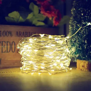 LED Lauko Saulės Lempos String Žibintai 5/10/20/24M Pasakų Atostogų Kalėdų Vakarėlį Girliandą Šalies Girliandą Saulės Sodas Vandeniui