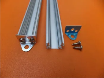 Slim line led profilis aliuminio korpusas apšvietimas šviestuvai kanalo su pc opal padengti arba skaidrus, 2m/vnt 50m/daug