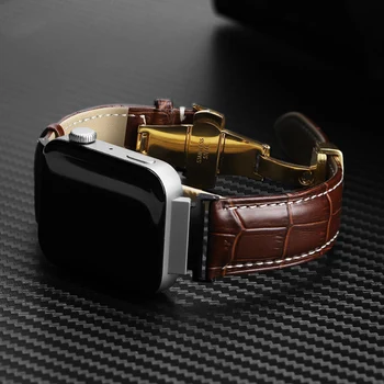 Žiūrėti Juosta natūralios Odos dirželiai Watchbands 16mm 18mm 20mm 22mm žiūrėti reikmenys xiaomi smart watch /Samsung Galaxy žiūrėti