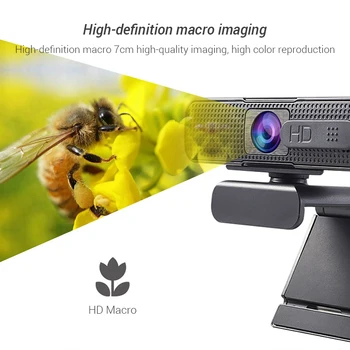 H701 automatinio Fokusavimo Kamera 1080P HD USB Kamera, Kompiuteris PC Web Kamera Su Mikrofonu Webcamera HD Video Web Cam