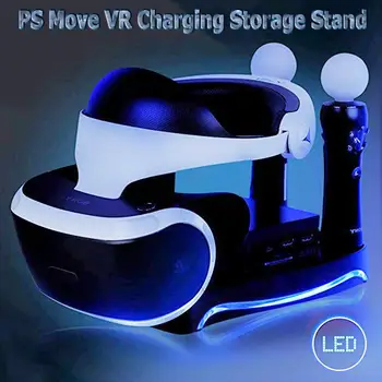 Antrosios Kartos 4 1 PS Move VR Įkrovimo Saugojimo Stovėti PSVR laisvų Rankų įranga-Laikiklis, Skirtas PS VR Perkelti Vitrina r30
