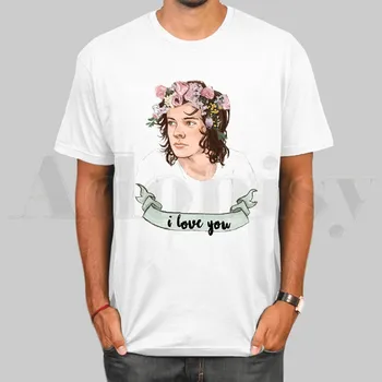 Harry Styles Baudos Linijos korėjos Hip-Hop T Marškinėliai trumpomis Rankovėmis T-shirt Vyrų Mados Banga Spausdinti Marškinėliai Vyrams Viršūnes Tees vyriški T-shirt