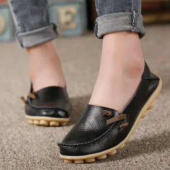 Moterų laisvalaikio bateliai butai 2021 m. vasarą batai moterims, butai, minkštos odos batai kietas patogus aikštėje kojų butai moterų plius dydis