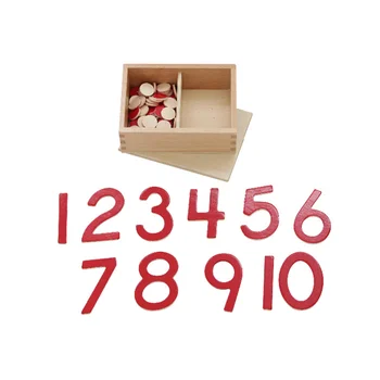 Matematikos Žaislas Vaikams, Cut-Out Skaitvardis ir Skaitiklių Numerius, Mokymosi ir nurodo kitaip Ikimokyklinio amžiaus Pradžioje Švietimo Montessori Medžiaga