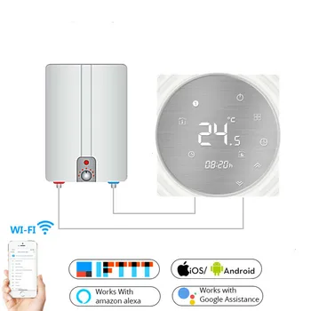 WiFi Smart Termostatas Vandens/Dujų Katilo Temperatūros Reguliatorius Smart Gyvenimas/Tuya Savaitinis Programuojamas Dirba su Alexa 