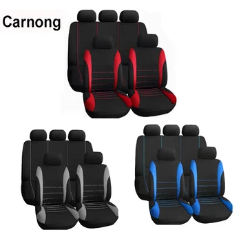Carnong Automobilių Sėdynės Padengti universalus gynėjas sedanas sedanas priekinės sėdynės padengti arba pilnas komplektas oro pagalvė prieinama transporto priemonė, auto sėdynės padengti