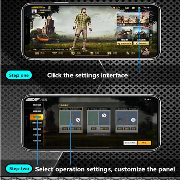 2020 ABS + Metalas už PUGB Žaidimų Valdiklis Gamepad Mobiliojo Telefono Kreiptuką Sukelti Tikslas Fotografavimo L1, R1 Klavišą Mygtuką 