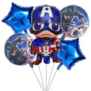 5vnt Superherojus žmogus-Voras Geležinis Žmogus Amerikoje Folija, Balionus, Gimtadienio Tiekimo Oro balioną Vaikų Dienos Žaislai