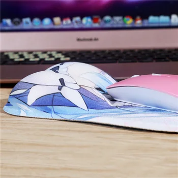 FFFAS 3D Rem Mouse Pad Mat Patogus Ergonomiškas Oppai Krūties Anime Mergina Žaidėjus Riešo Poilsio Kilimėlis, skirtas Nešiojamas KOMPIUTERIS