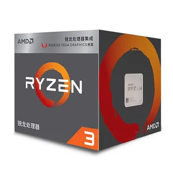 AMD Ryzen 3 2200G R3 CPU Procesorius su Radeon Vega 8 Grafika 4Core 4Threads Lizdas AM4 3.5 GHz, TDP 65W YD2200C5FBBOX