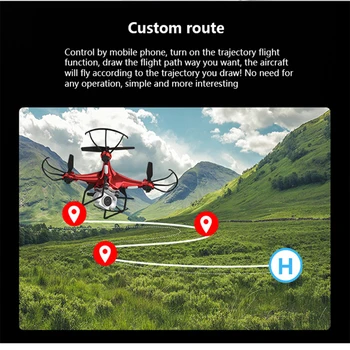 2020 Naujas X52 Drone HD 1080PWifi perdavimo fpv quadcopter PTZ aukštos tranai slėgio stabili aukštis Rc sraigtasparnis drone fotoaparatas