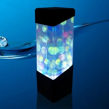 Led Nakties Šviesos Medūzos Bakas Akvariumas Stiliaus LED Lempos Jutimo Autizmo Lavos Lempa LED Stalo Lempa, Vaikams, Vaikams, Dovana, Namų Kambarys