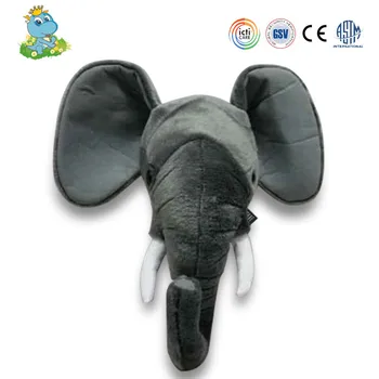 2021 Naujas pp medvilnės sienų apdailai modeliavimas gyvūnų galvos įdaryti pliušinis žaislas dramblys galva lėlės, papuošalai tupint