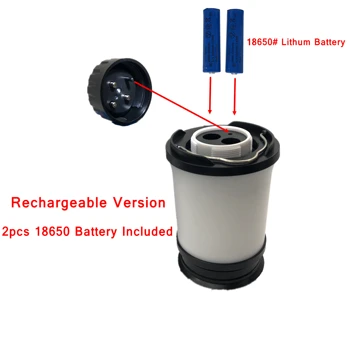 Aukštos Kokybės USB Įkraunamas LED Kempingo Žibintas 700 liumenų IP65 ličio baterija ultra Palapinę, Šviesos, taip pat nešiojamosios elektros bankas
