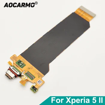 Aocarmo Tipas-C USB Įkroviklis Įkrovimo lizdas Doko Jungtis, Flex Kabelis Sony Xperia 5 II/ X5ii TAIP 52A SOG02