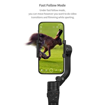 Feiyu FeiyuTech Vlog Kišenėje, 2 Mini Nešiojamą Išmanųjį telefoną Gimbal Stabilizatorius selfie stick 