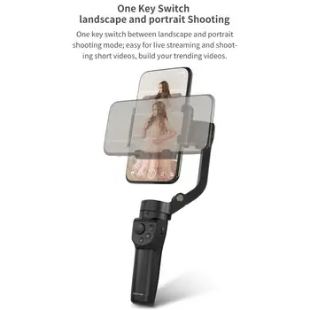 Feiyu FeiyuTech Vlog Kišenėje, 2 Mini Nešiojamą Išmanųjį telefoną Gimbal Stabilizatorius selfie stick 
