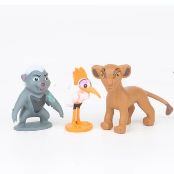 12pcs/set Animacinių filmų Liūtas Apsaugas King Kion Simba PVC Veiksmų Skaičiai Bunga Beshte Fuli 