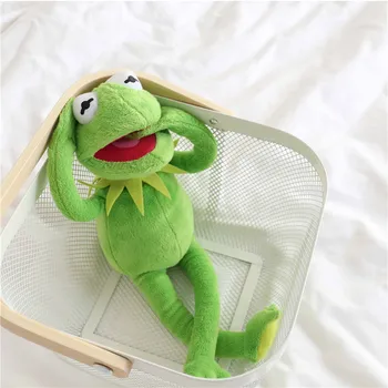 Karšto Pardavimo 40cm Varlė Pliušiniai Žaislai Sesame Street varlės Lėlės iškamša Kermit Žaislas Dropshipping Atostogų Dovanos Vaikams