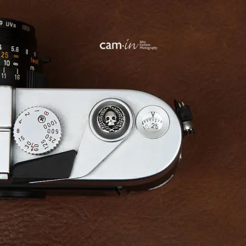 10mm Cam-Minkštas atleiskite užrakto mygtuką Fujifilm X-E3 XE3 X100F X100T X100S X100 X20 X30 X10 CAM9111 kaukolė
