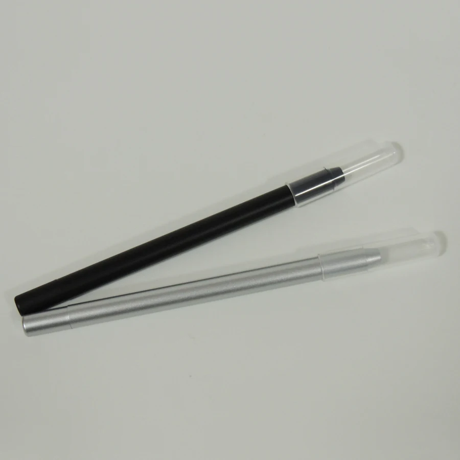 12pcs 120pcs tuščių akių kontūro pieštukas, pakuotės, plastiko eyebrown pieštuku vamzdis juodos spalvos cosmetices pakavimo