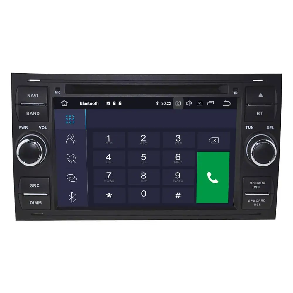 2 din radijo magnetofonas android 10.0 Stereo Radijo imtuvas Ford Mendeo GPS Žemėlapis navigacija Automobilinis DVD multimedija grotuvas 04-