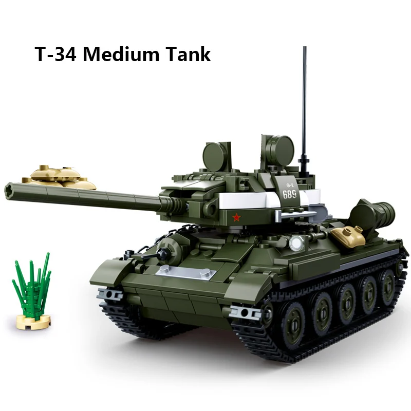 2 pasaulinio karo karinės transporto priemonės tankas panzer plokštumos sunkvežimio modelis blokai jeep ww2 vokiečių sovietų armijos ginklu konstrukciniai žaislai