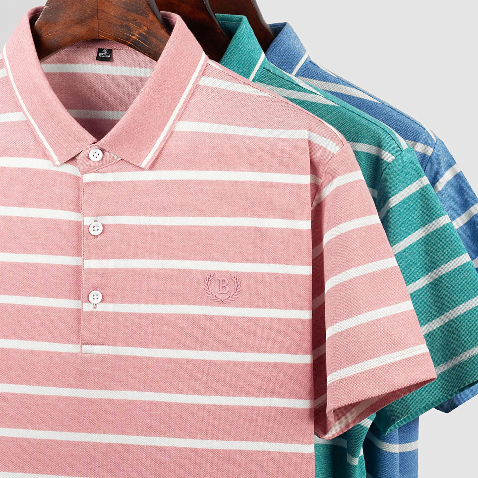 2020 metų vasaros naują prekės ženklo drabužių laišką, ofsetinė spauda mados dryžuotas atvartas, Polo marškinėliai, mados atsitiktinis vyrams trumpomis rankovėmis Polo