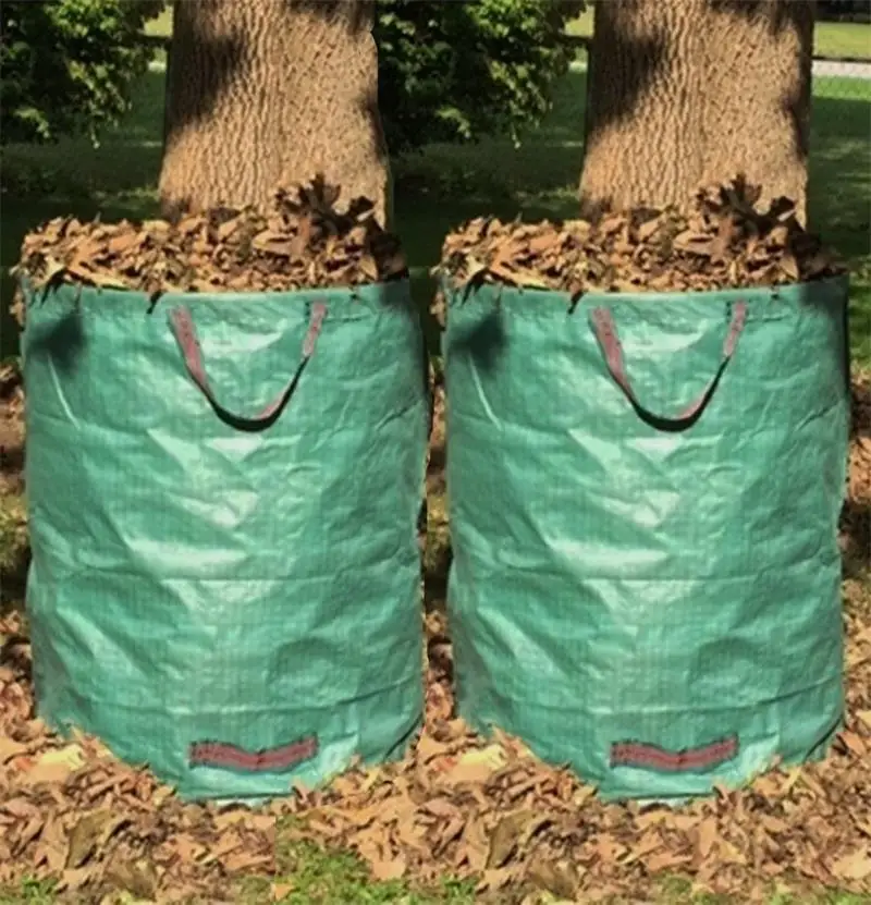 270L GardenBag Didesnės Talpos Sodo Maišų Lapų Sodo Daugkartinio naudojimo, Sulankstomas atliekų maišelis Augalų Auga Auga organizatorius Saugojimo krepšys
