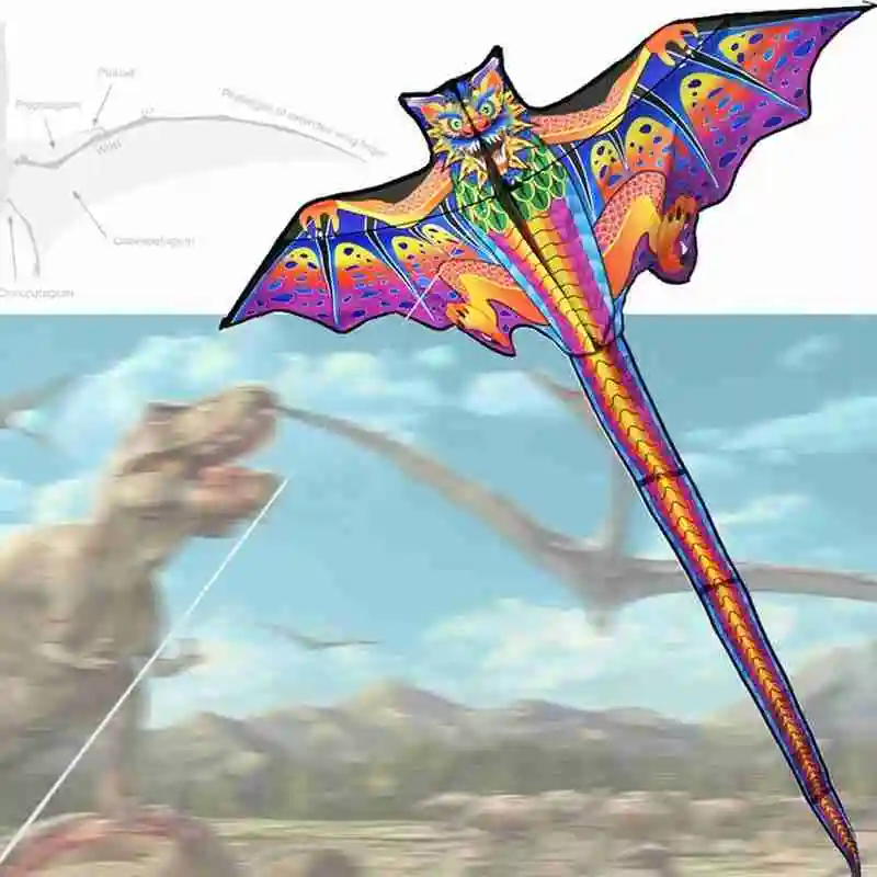 3D Dragon Aitvaras Lauko Žaislus Vaikams Nailono Žaislai Skristi Gpgb Gamyklos Erelis Paukščių Lauko Aitvarai Aitvaras Butas Aitvaras Weifang 1.6 m Linijos K K2Y6