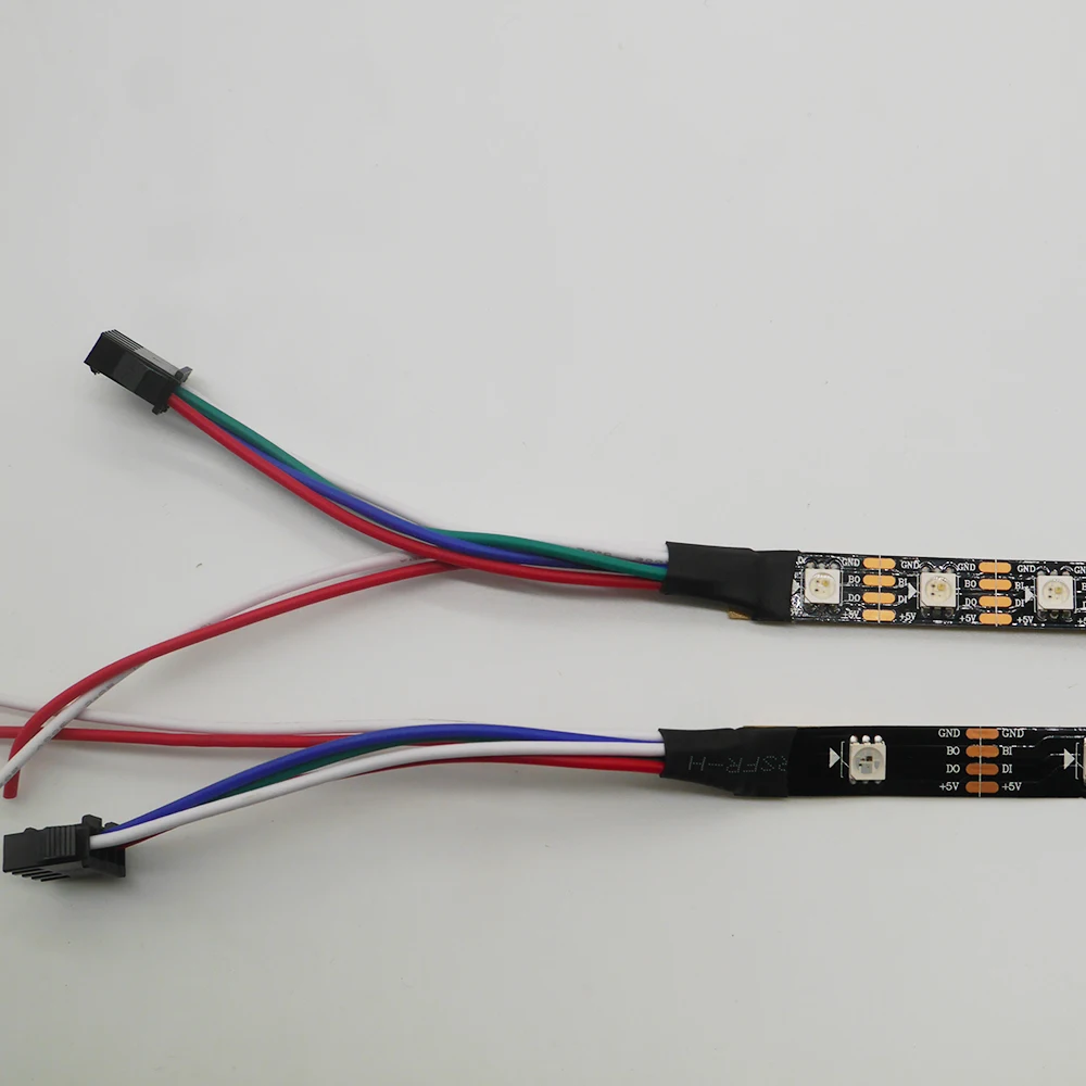 5m WS2813 RGB led šviesos juostelės DC5V WS2812B Atnaujinta led lempos juosta Dual-signalas 30/60 taškų/led/m IP30/IP65/IP67