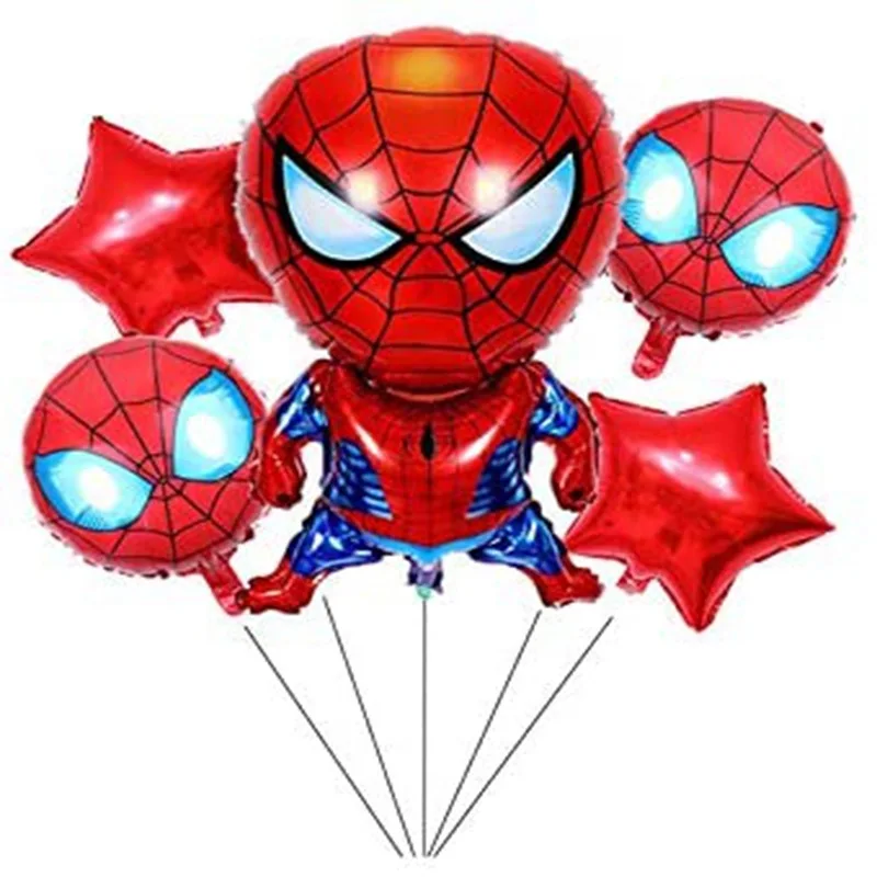 5vnt Superherojus žmogus-Voras Geležinis Žmogus Amerikoje Folija, Balionus, Gimtadienio Tiekimo Oro balioną Vaikų Dienos Žaislai