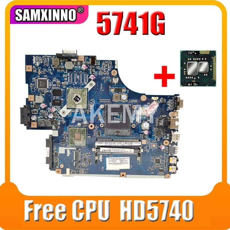 Akemy Acer aspire 5741 5741G Nešiojamas Plokštė MBWJR02001 NEW70 LA-5891P HM55 DDR3 HD5740 Nemokamai CPU