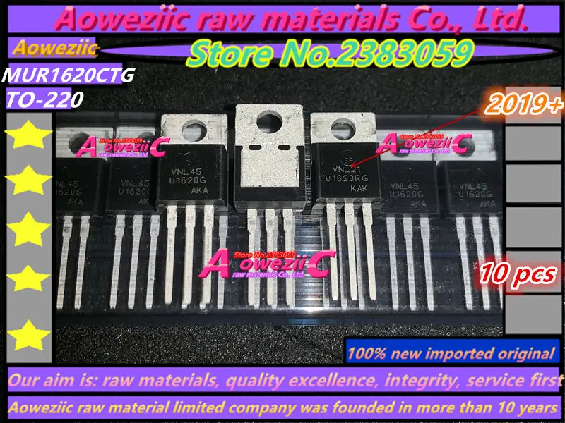 Aoweziic 2019+ naujas importuotų originalus MUR1620CTG U1620G TO-220 greitai atsigauna diodų 200V 16A