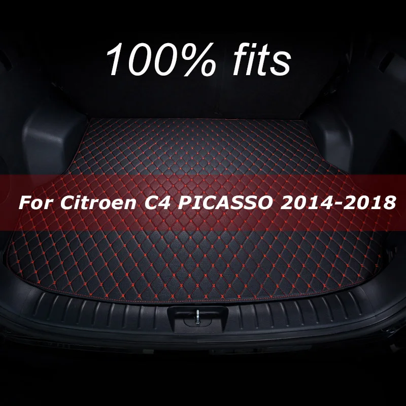 Automobilio bagažo skyriaus kilimėlis Citroen C4 PICASSO penkių sėdynės m. m. 2016 m. 2017 m. 2018 m linijinių krovinių kilimų interjero aksesuarų dangtis