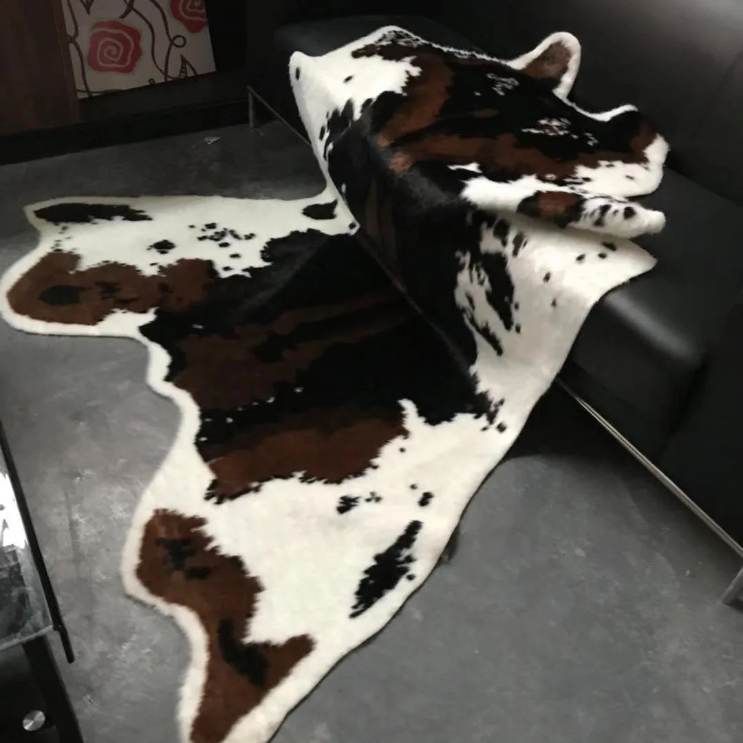 Didelio dydžio 170x220cm karvė Leopard Barsukas ZebraPrinted karvės odos dirbtiniais odos Neslidžios neleidžiančioms slysti Kilimėlį, Kilimą už kambarį