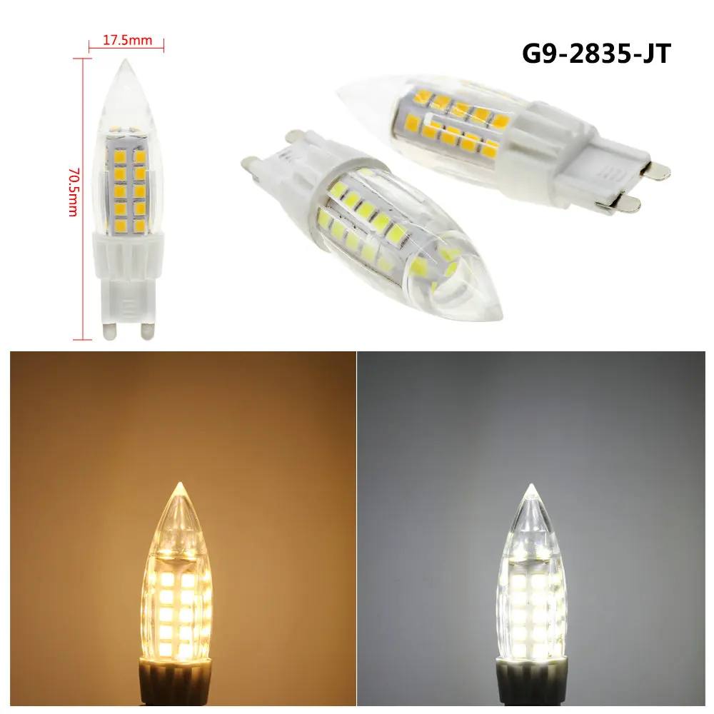 G9 LED Lempa 3W 4W Mini LED Lemputė AC220V Kukurūzų Lemputes SMD2835 Dėmesio centre Liustra Pakeisti Halogeninės Lempos Aukštos Kokybės 6pcs/daug