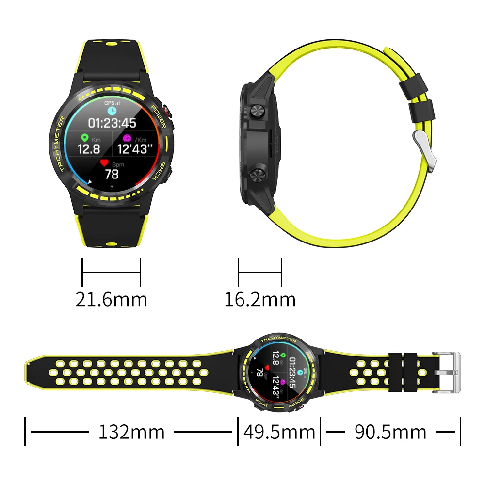 Gandley M7C smart watch vyrai moterys Smartwatch GPS sport 