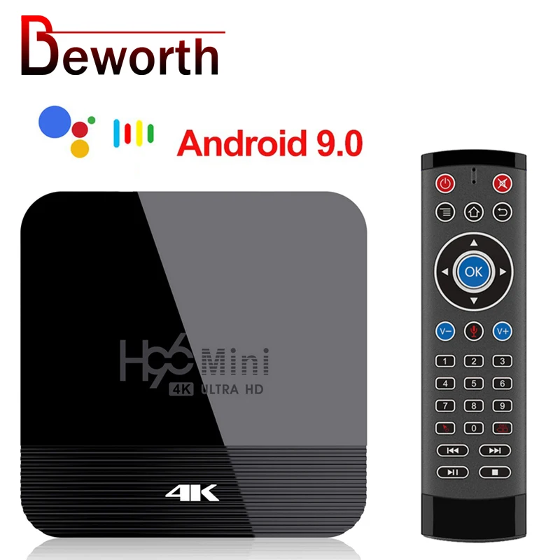 H96 Mini H8 Android 9.0 Smart TV Box 2 GB 16GB RK3328A 2.4/5G Wifi 4K 