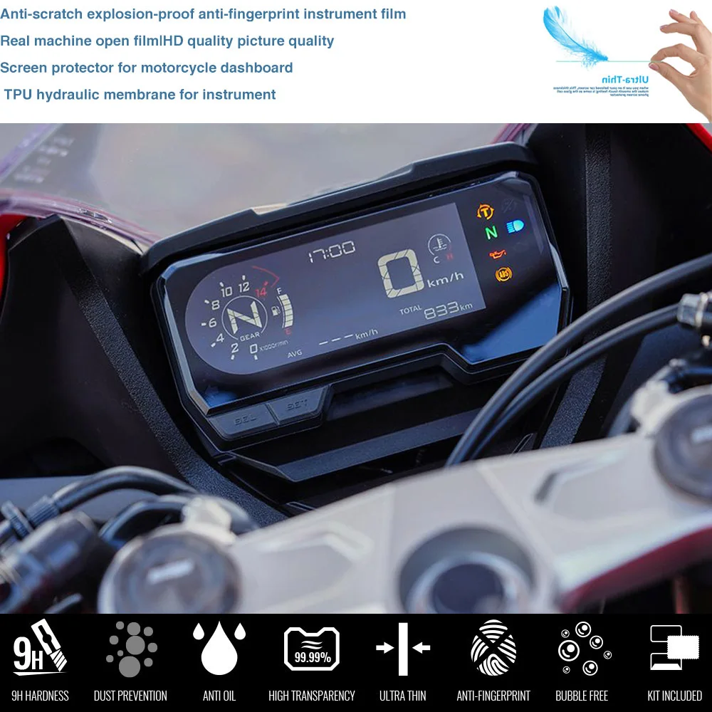 Honda CBR650R CB650R CB500F 2019 apsauginės plėvelės ekrano apsauginės plėvelės