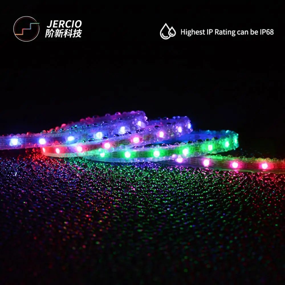 JERCIO WS2812B1505 panašių SK6812 LED SMD 3535 mados skaitmeninių namų ir virtuvės apdailai Naudojamos programuojamas LED juostos