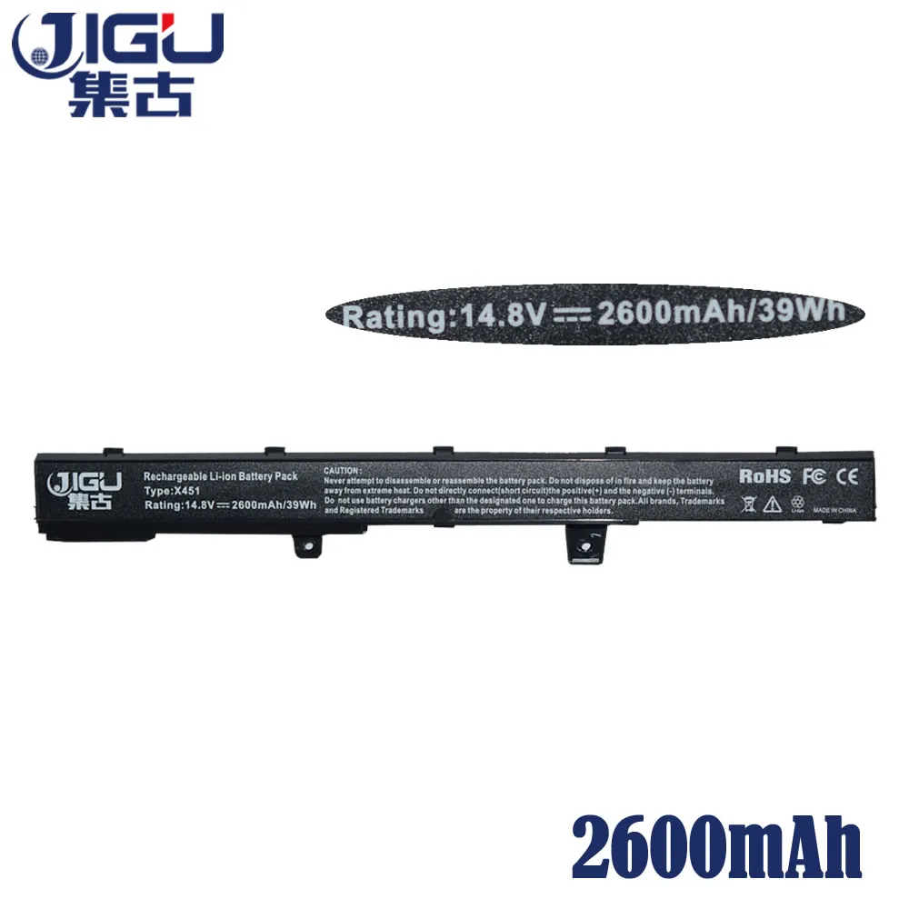 JIGU Nešiojamas Baterija A41N1308 A31N1319 0B110-00250100 Už Asus X451 X551 X451C X451CA X551C X551CA Serija