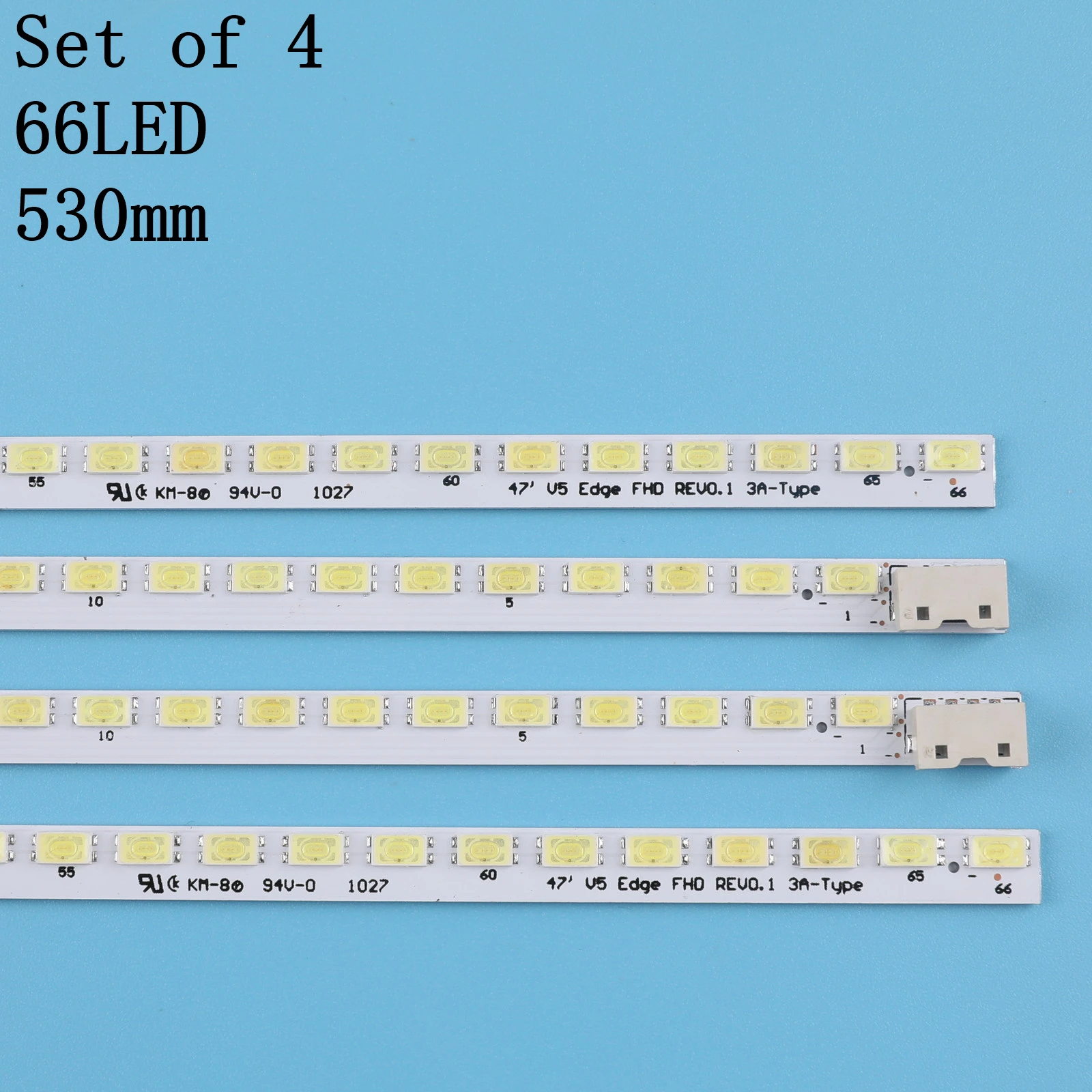 LED Apšvietimo juostelės 66 lempa LG 47