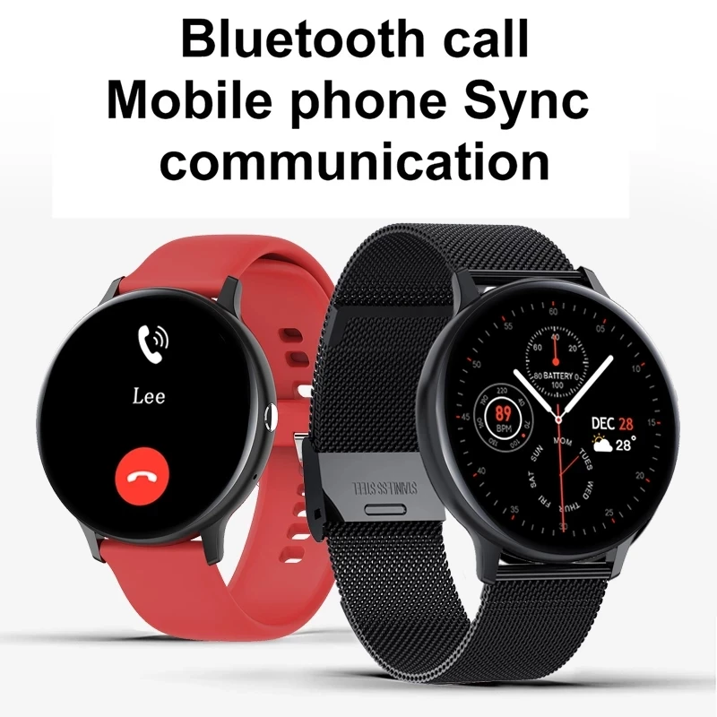 LIGE2020 Naujas Smart žiūrėti Ponios vyrų jutiklinių fitness tracker Kraujo spaudimą miego smart laikrodis ponios smartwatch už Xiaomi