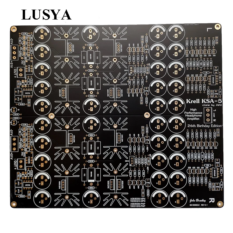 Lusya HIFI Krell KSA-5 KSA5 tuščia lenta Hi-End headphone amp PCB lenta 1oz T1114