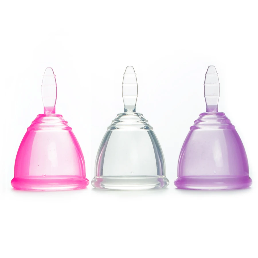 Menstruacinis puodelis medicininės kokybės silikono saugos laikotarpį taurės daugkartinio naudojimo moteriškos higienos vagin priežiūros korektorius menstruacijų su saugojimo dėžutė