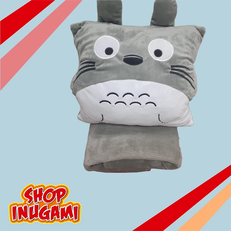 Minkštas, antklodė, pagalvė su viduje 3 1 Totoro formos