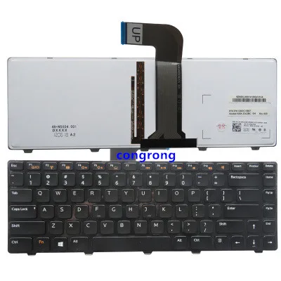 MUMS klaviatūra Dell VOSTRO 3350 3450 3460 3550 3555 3560 V131 Xps 15 L502x anglų Klaviatūra Su Apšvietimu